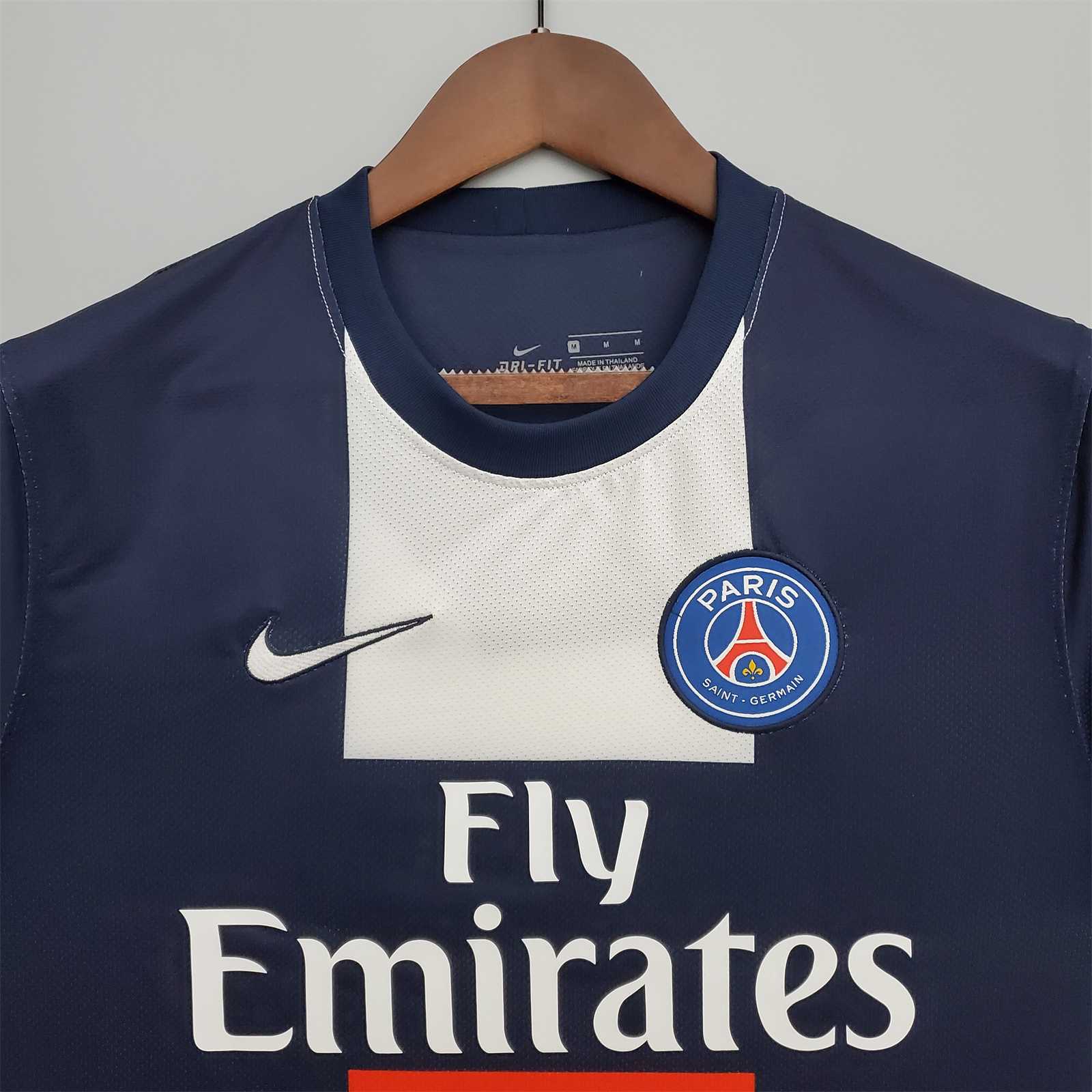 PSG 13-14 Home Retro Shirt neck