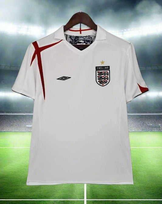 England 06-08 Home Retro Shirt