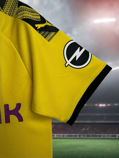 Borussia Dortmund 19-20 Home Retro Shirt sleeve