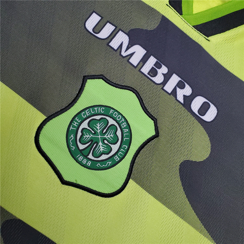 Celtic 96-98 Away Retro Shirt crest