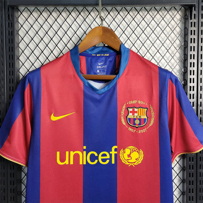 Barcelona 07-08 Home Retro Shirt front