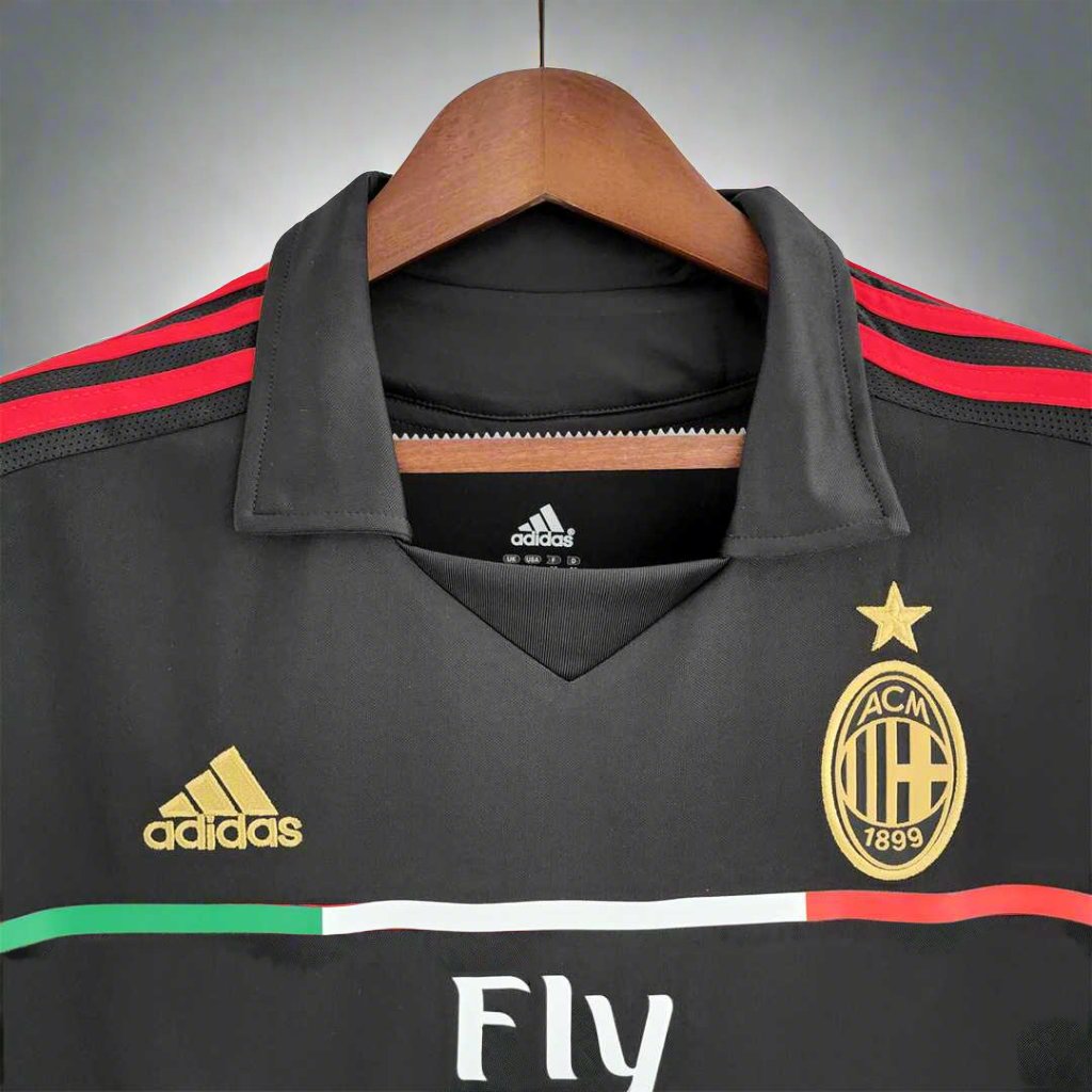 AC Milan 11-12 3rd Retro Shirt collar