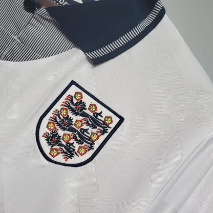 England 90-92 Home Retro Shirt crest