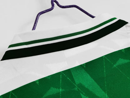 Celtic 89-91 Home Retro Shirt collar