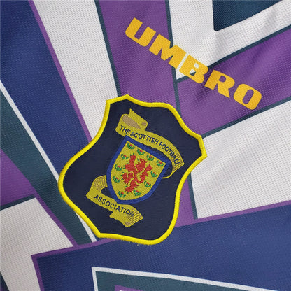 Scotland 94-97 Away Retro Shirt crest