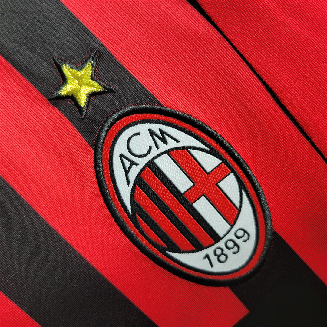 AC Milan 07-08 Home Retro Shirt crest