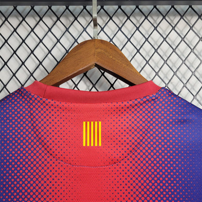 Barcelona 12-13 Home Retro Shirt collar