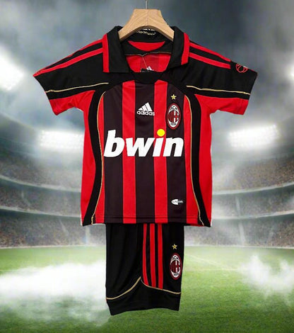 AC Milan Kids 06-07 Home Retro Kit