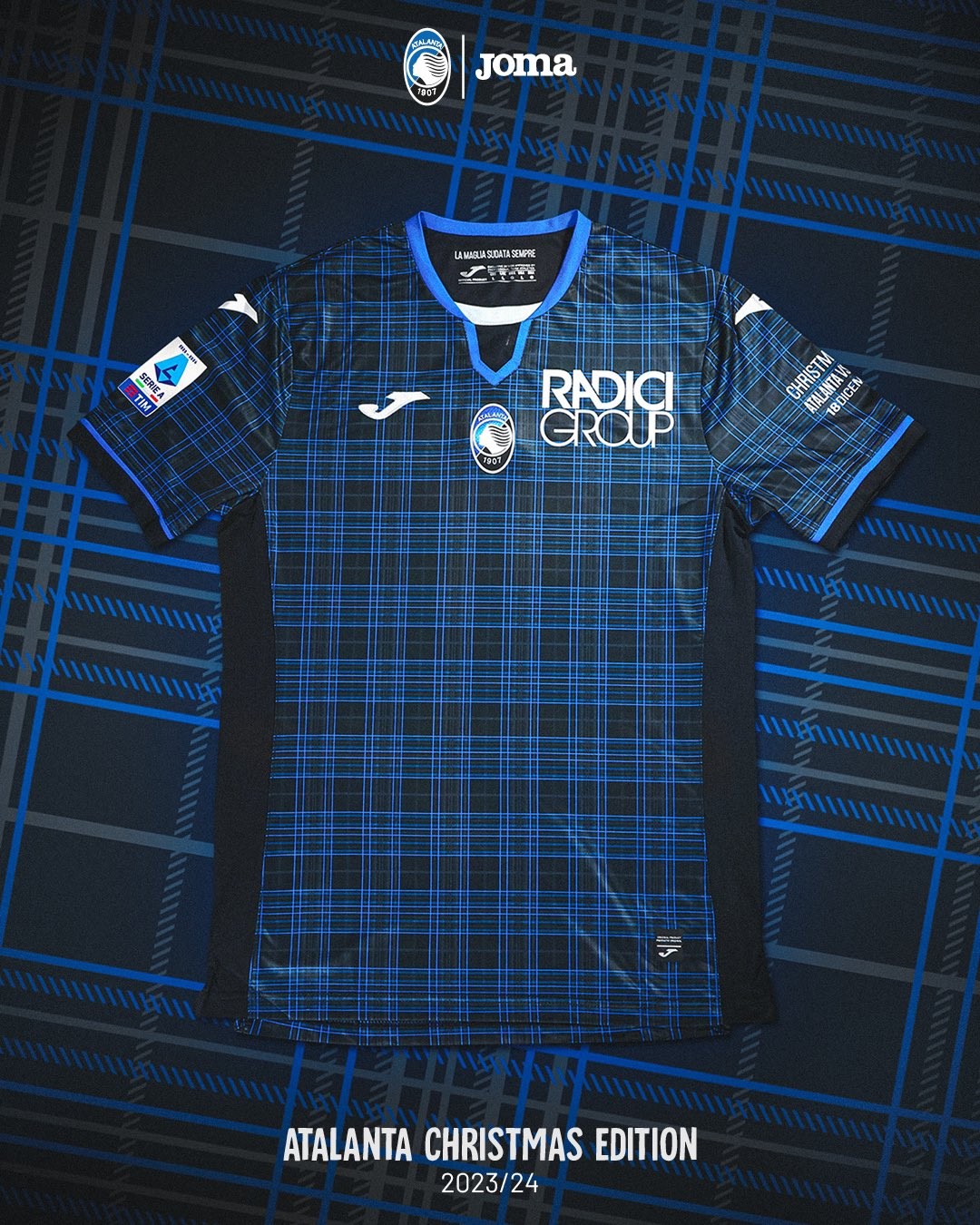 Atalanta 23-24 Christmas Shirt advert