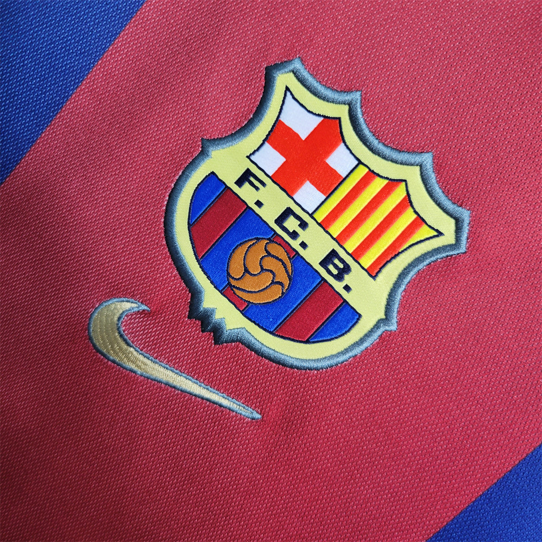 Barcelona 98-99 Home Retro Shirt badge