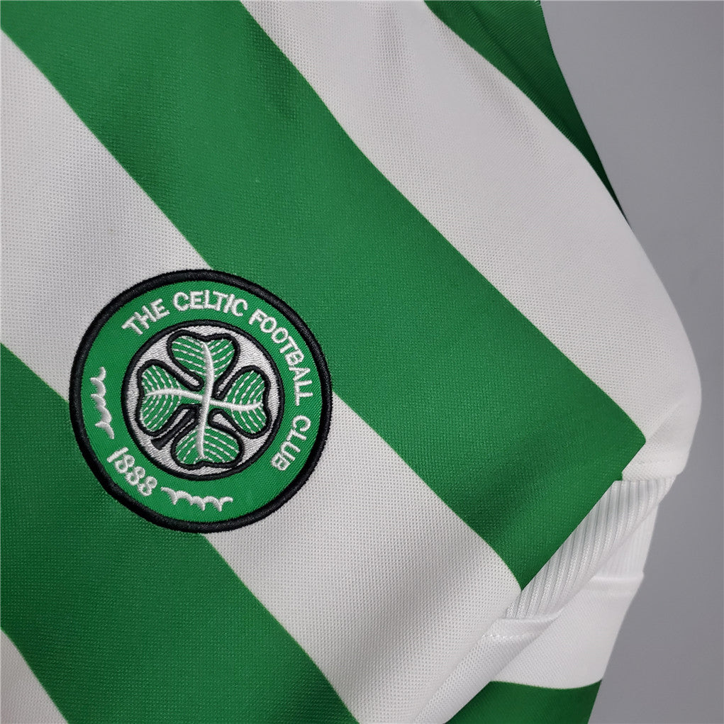 Celtic 99-01 Home Retro Shirt crest