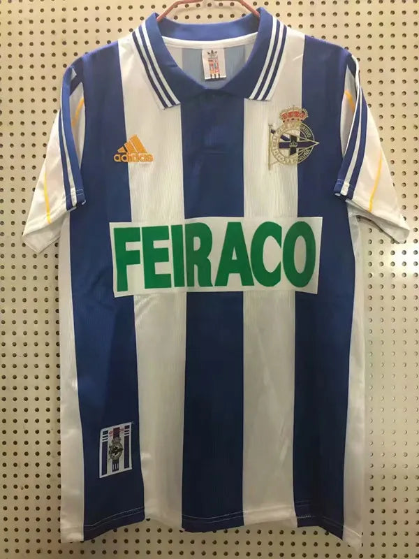 Deportivo De La Coruna 98-00 Home Retro Shirt frontt