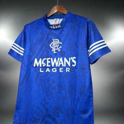 Rangers  94-96 Home Retro Shirt sponsor