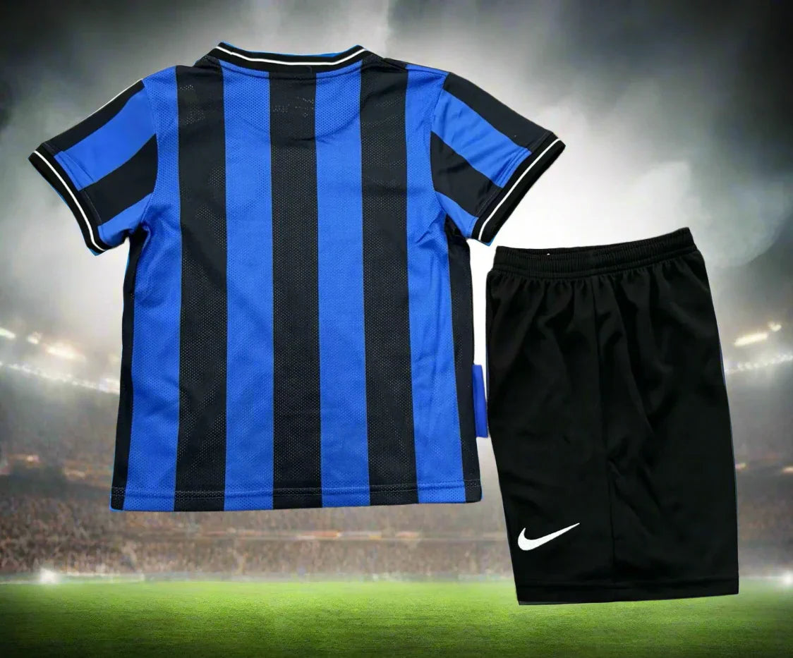 Inter Milan Kids 2010 European Retro Kit rear