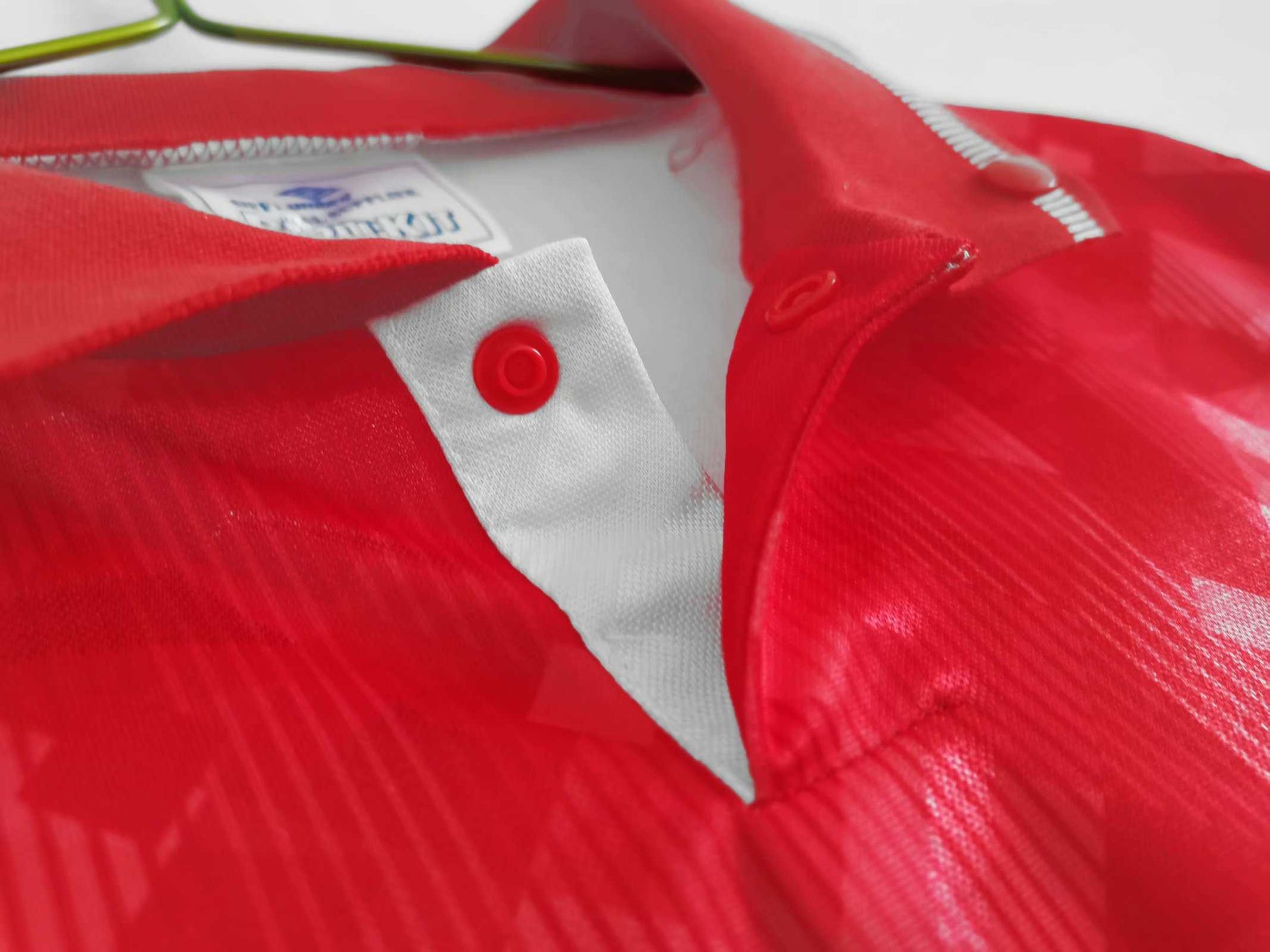 Wales 90-92 Home Retro Shirt collar