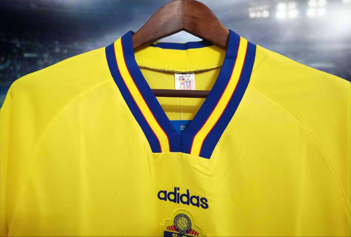 Sweden 94-96 Home Retro Shirt neck