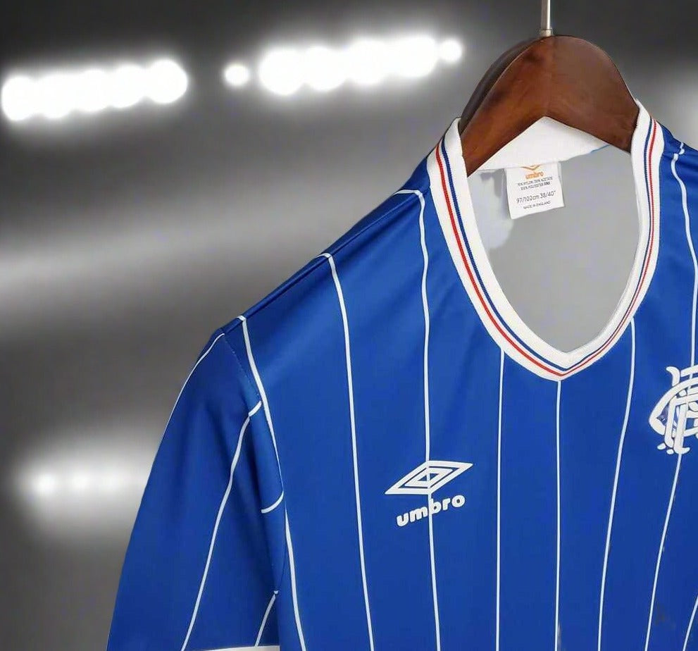 Rangers 82-84 Home Retro Shirt side