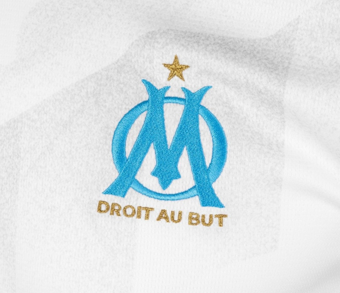 Olympique Marseille 23-24 Home Shirt badge