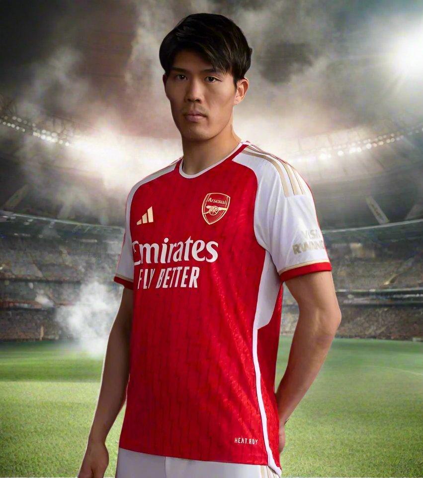 Arsenal 23-24 Home Shirt model