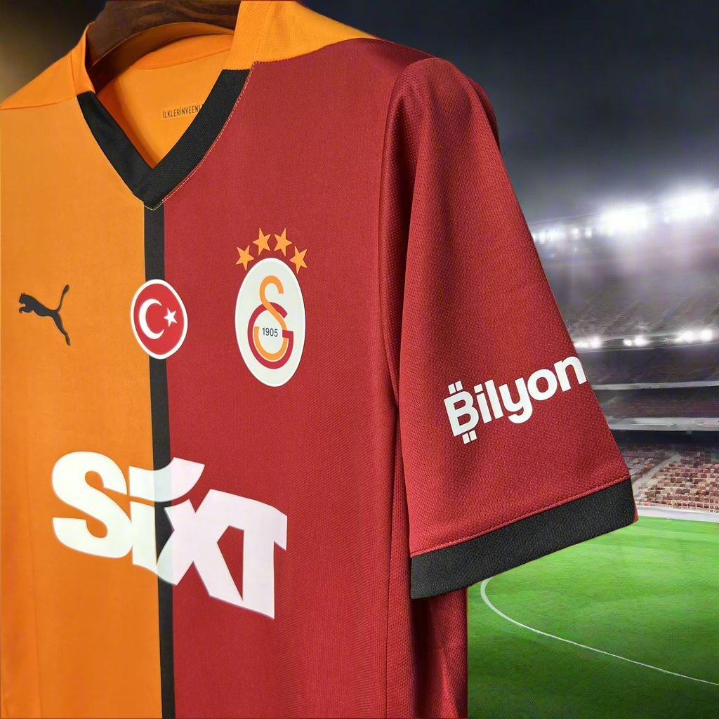 Galatasaray 24-25 Home Shirt sleeve