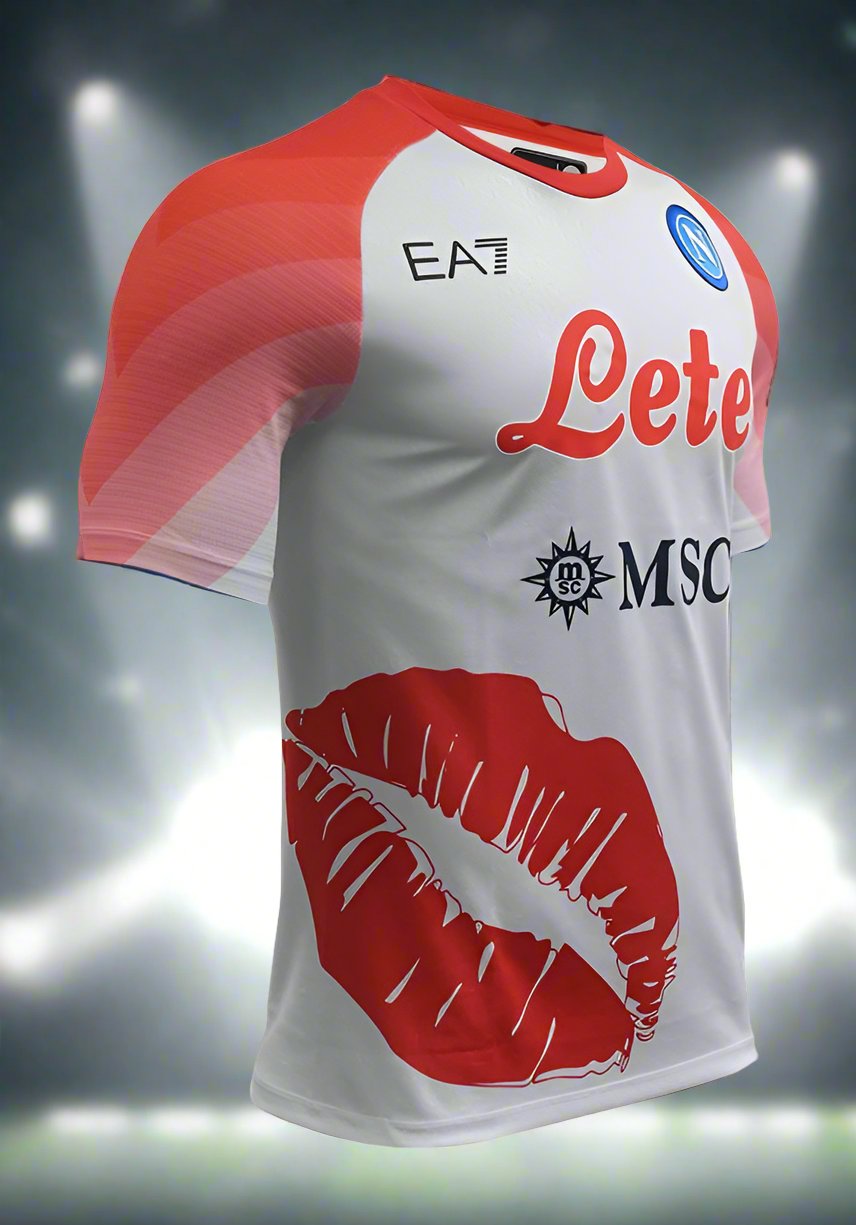 SSC Napoli 22-23 Valentine's Day Shirt side