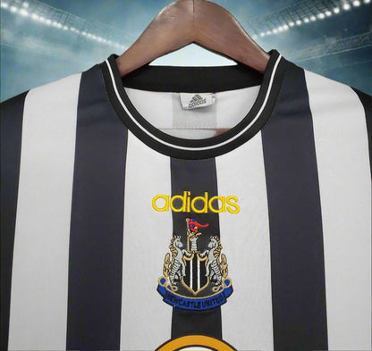 Newcastle United 97-99 Home Shirt collar