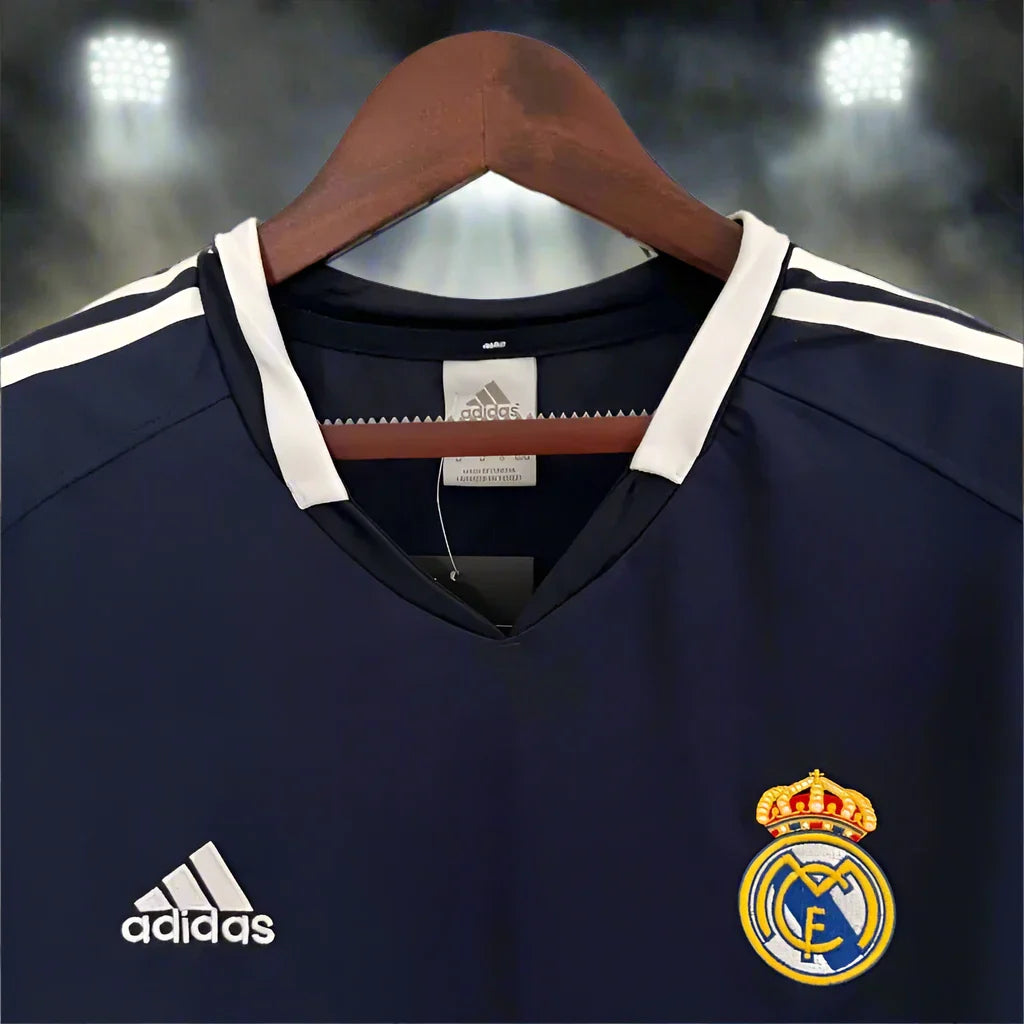 Real Madrid 04-05 Away Retro Shirt collar