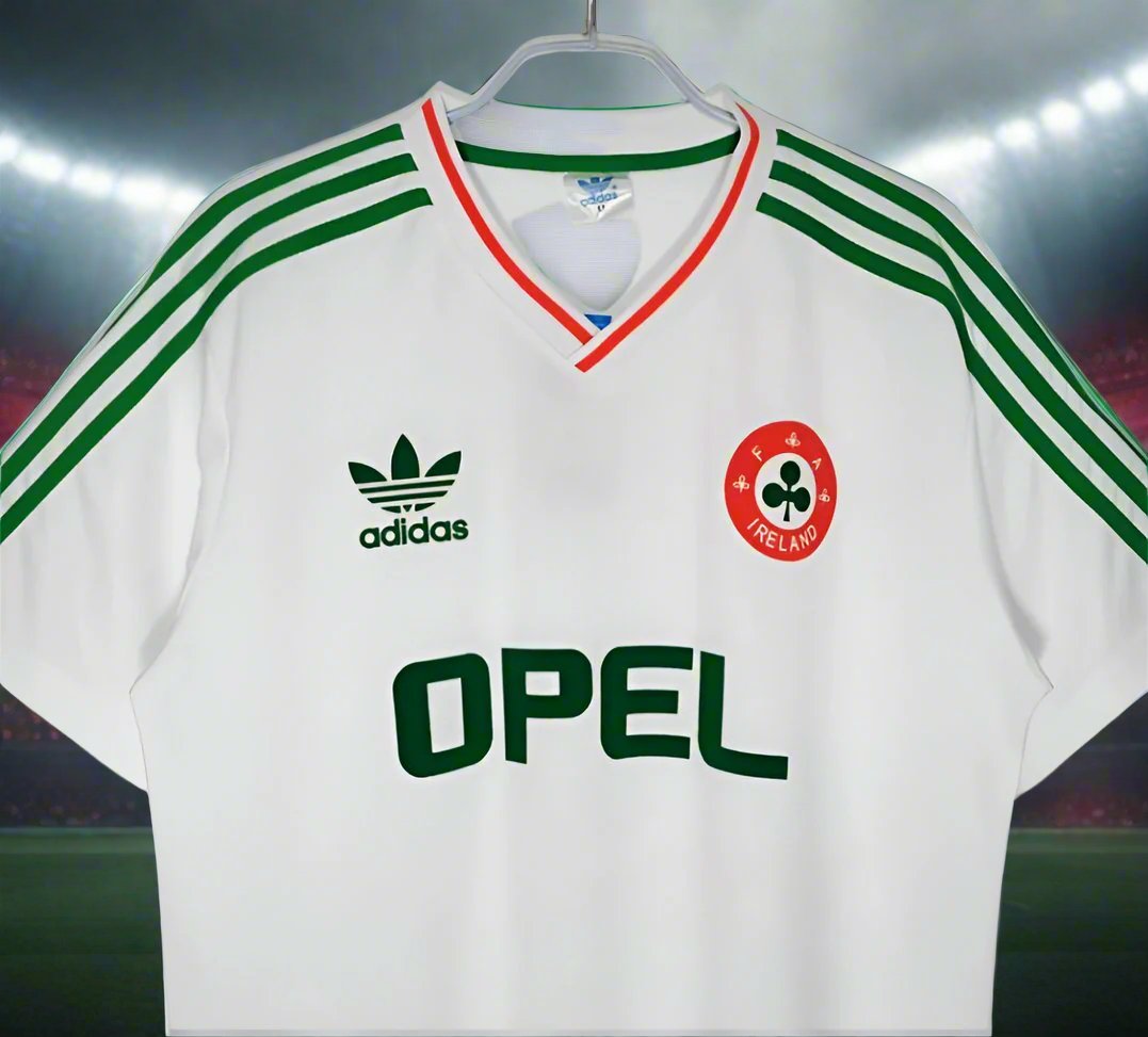 Ireland 90-92Away Retro Shirt stripes