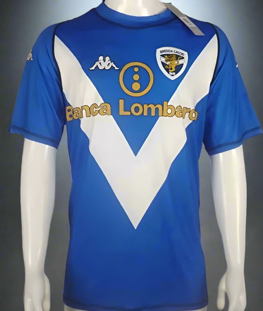 Brescia 03-04 Home Retro Shirt front