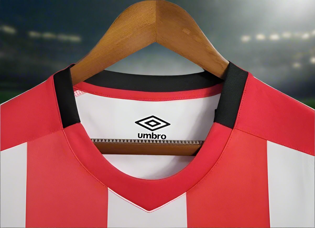 Brentford 23-24 Home Shirt neck