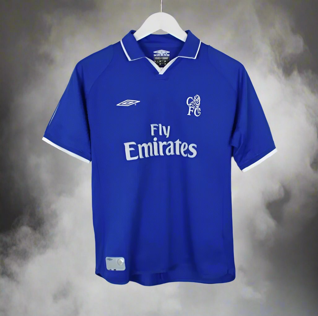 Chelsea 01-02 Home Retro Shirt front