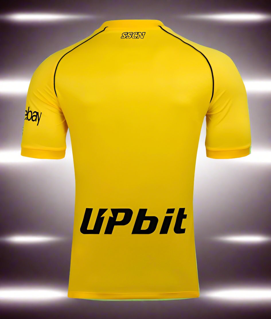 SSC Napoli 23-24 Goalkeeper Yellow Shirt rear