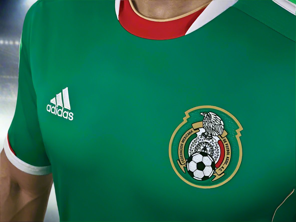 Mexico 11-12 Home Retro Shirt crest