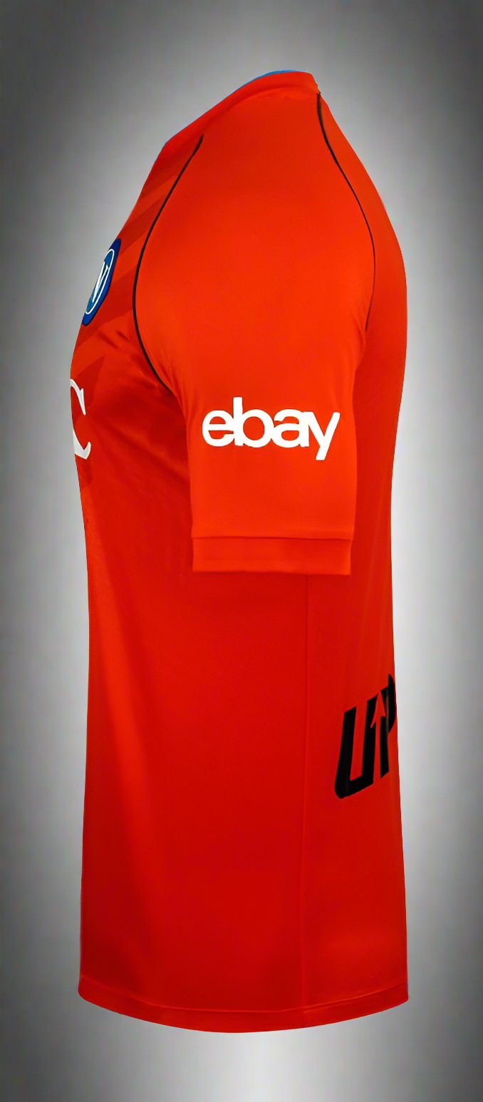 SSC Napoli 23-24 Goalkeeper Red Shirt sleeve