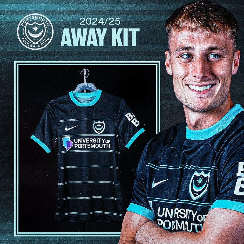 Portsmouth 24-25 Away Shirt advert