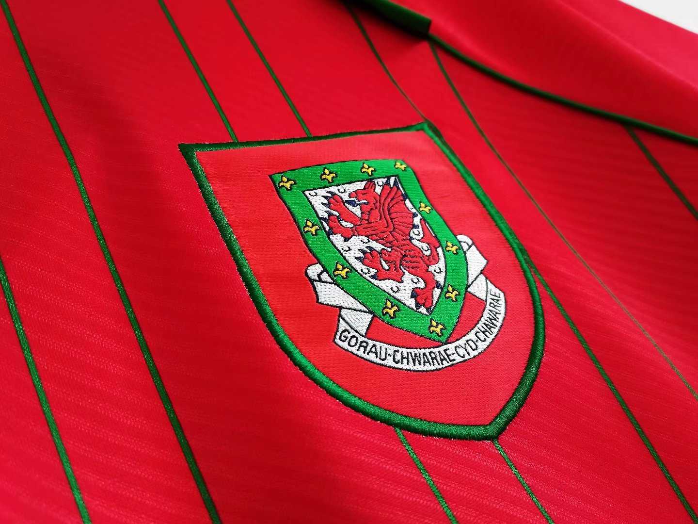 Wales 94-96 Home Retro Shirt crest