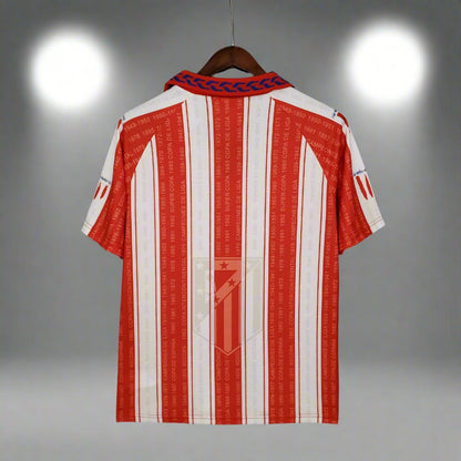 Atletico Madrid 95-96 Home  Retro Shirt rear