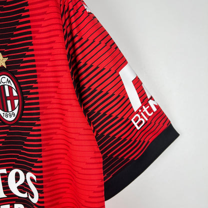 AC Milan 23-24 Home Shirt sleeve