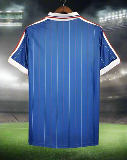 France 82-83 Home Retro Shirt rear