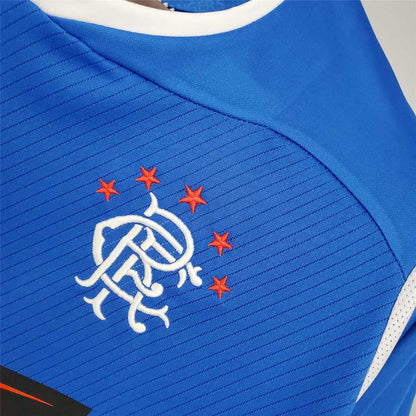 Rangers  08-09 Home Retro Shirt crest