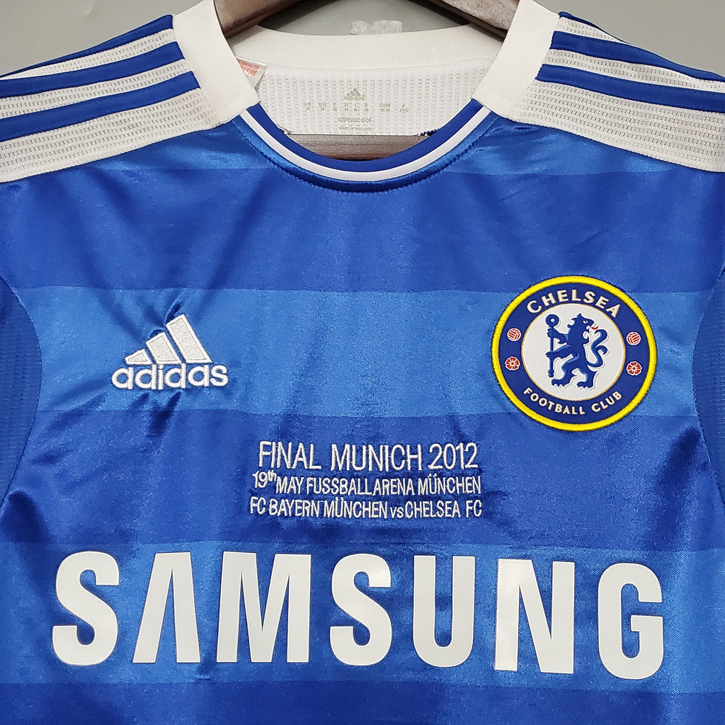 Chelsea 11-12 Home Retro Shirt sponsor