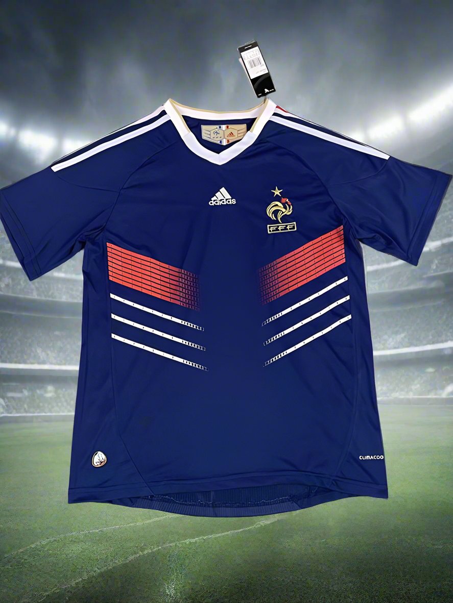 France 10-11 Home Retro Shirt front