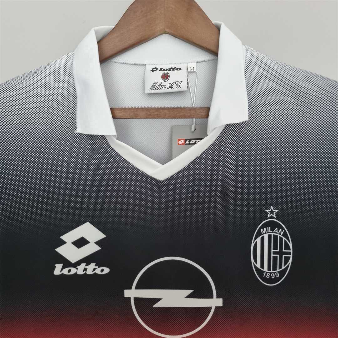 AC Milan 95-96 Training Shirt Retro Shirt collar