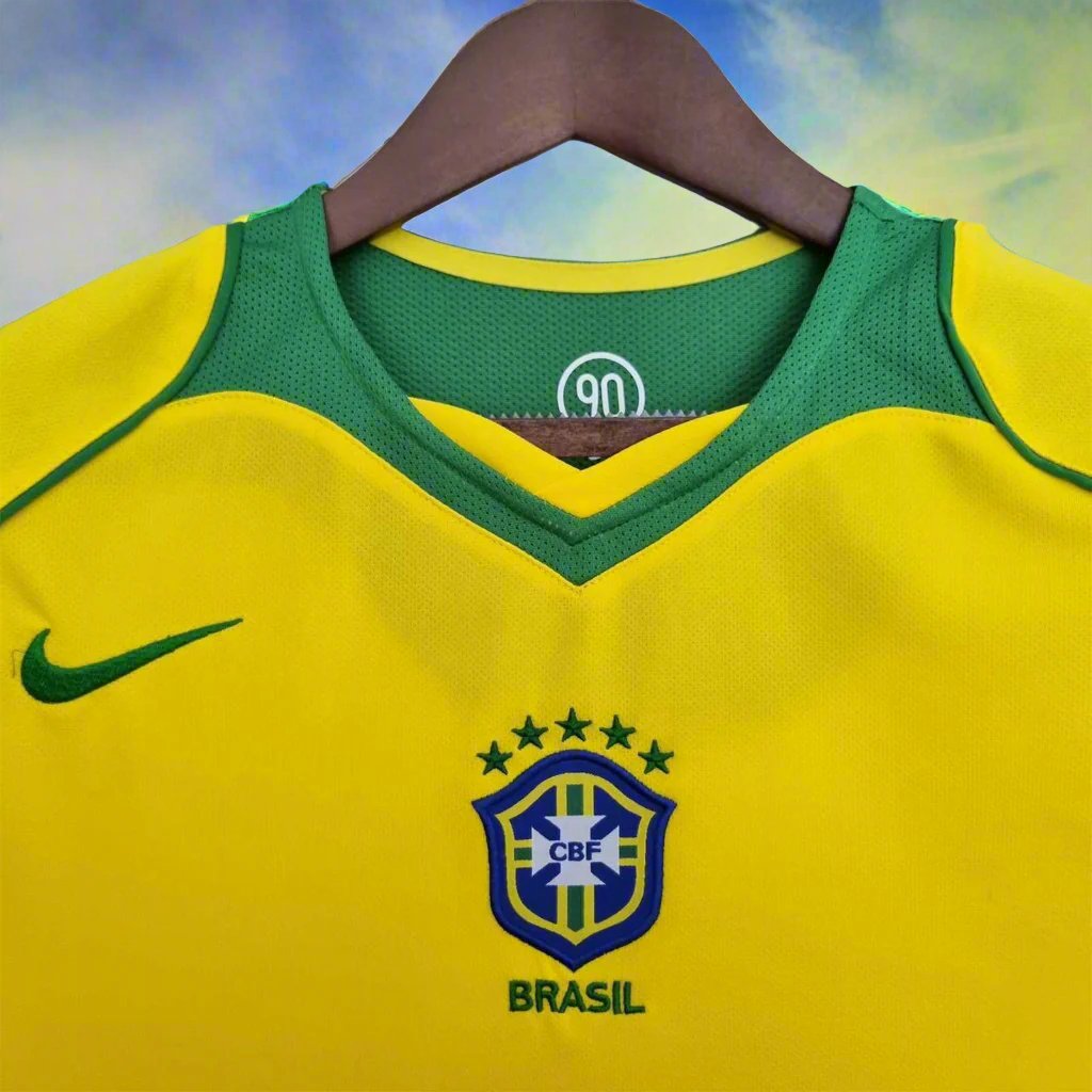 Brazil 04-06 Home Retro Shirt collar