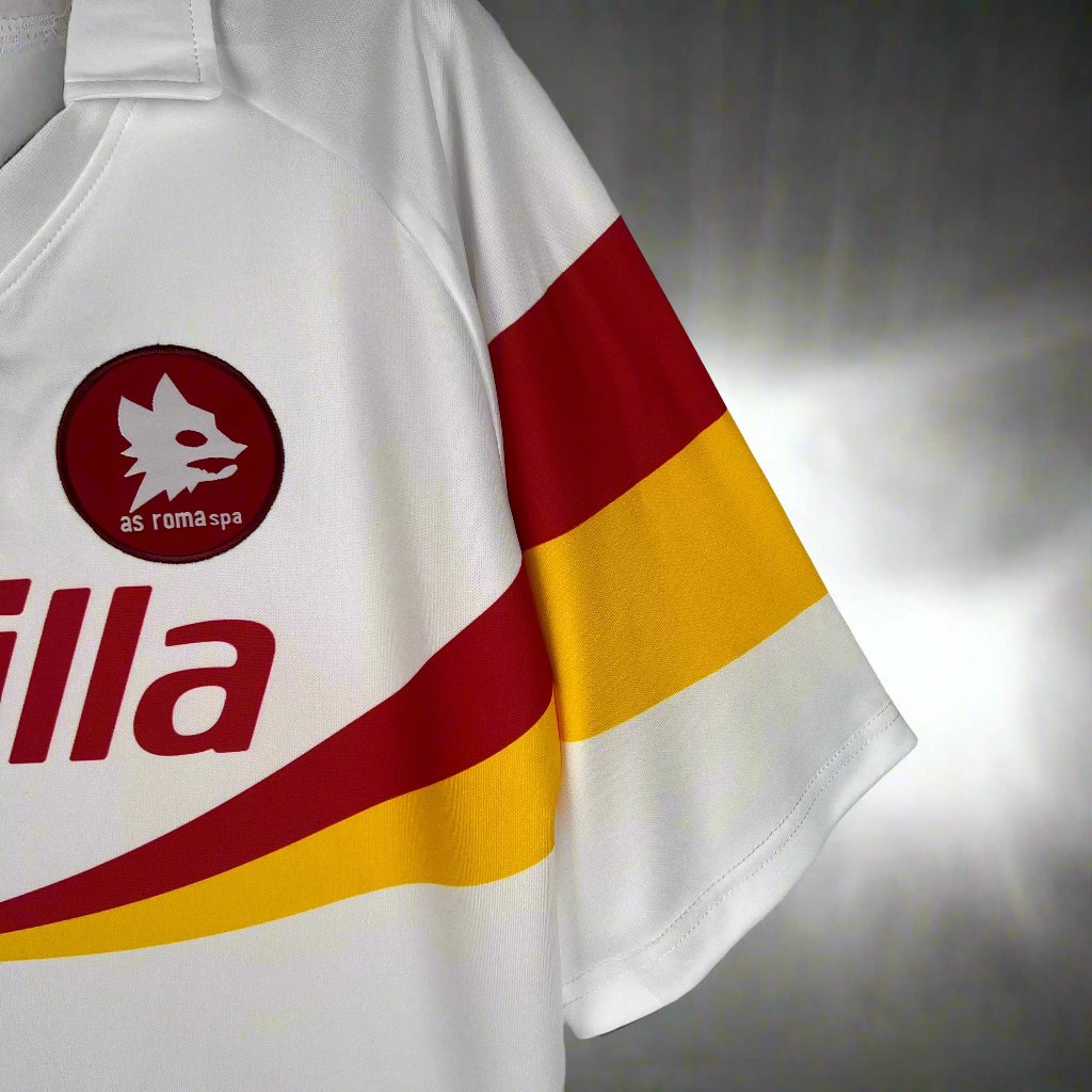 Roma 90-91 Away Retro Shirt sleeve