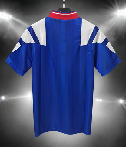 Rangers  92-94 Home Retro Shirt rear