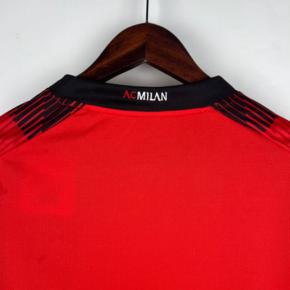 AC Milan 23-24 Home Shirt collar