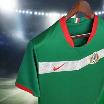 Mexico 06-07 Home Retro Shirt side