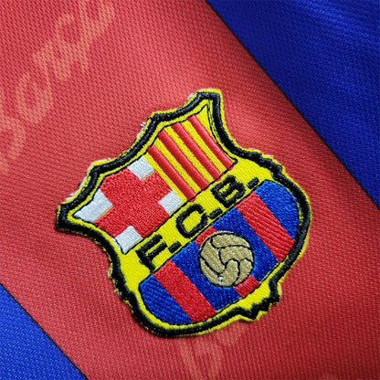 Barcelona 95-97 Home Retro Shirt badge