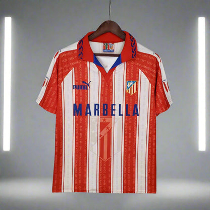 Atletico Madrid 95-96 Home  Retro Shirt